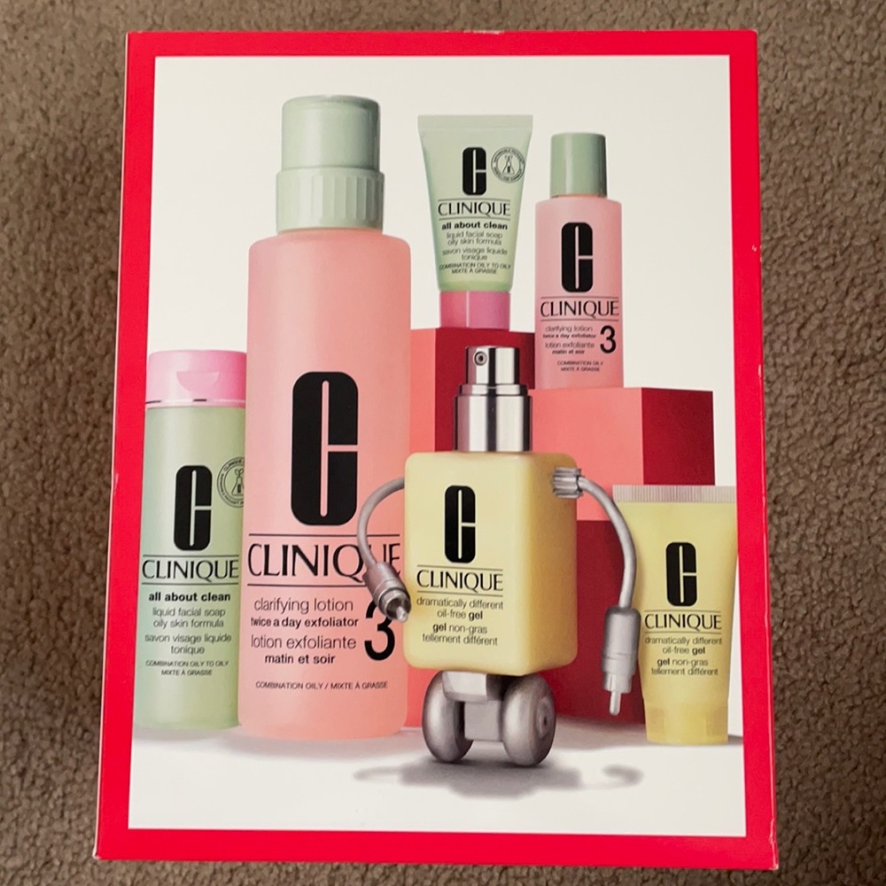 Clinique skincare set